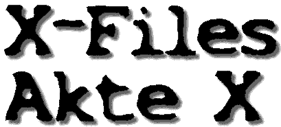 Akte X / X-Files - Logo